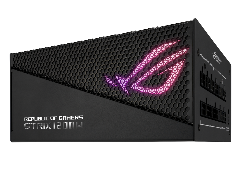 Asus ROG Strix 1200W Gold Aura Edition Fully Modular Gaming Power Supply Asus ROG Strix 1200W Gold Aura Edition Fully Modular Gaming Power Supply